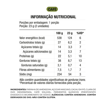 Croquinole de Amendoim com Café, 23g